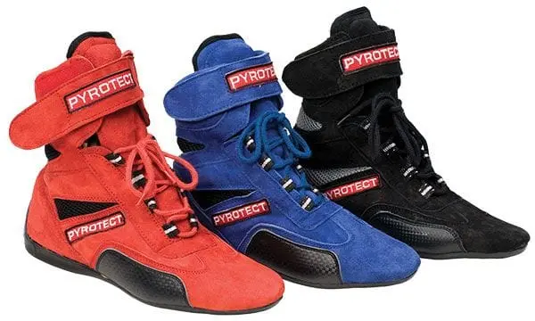 Black Ankle-High Racing Shoes – Size 16 (Pyx48160) 1