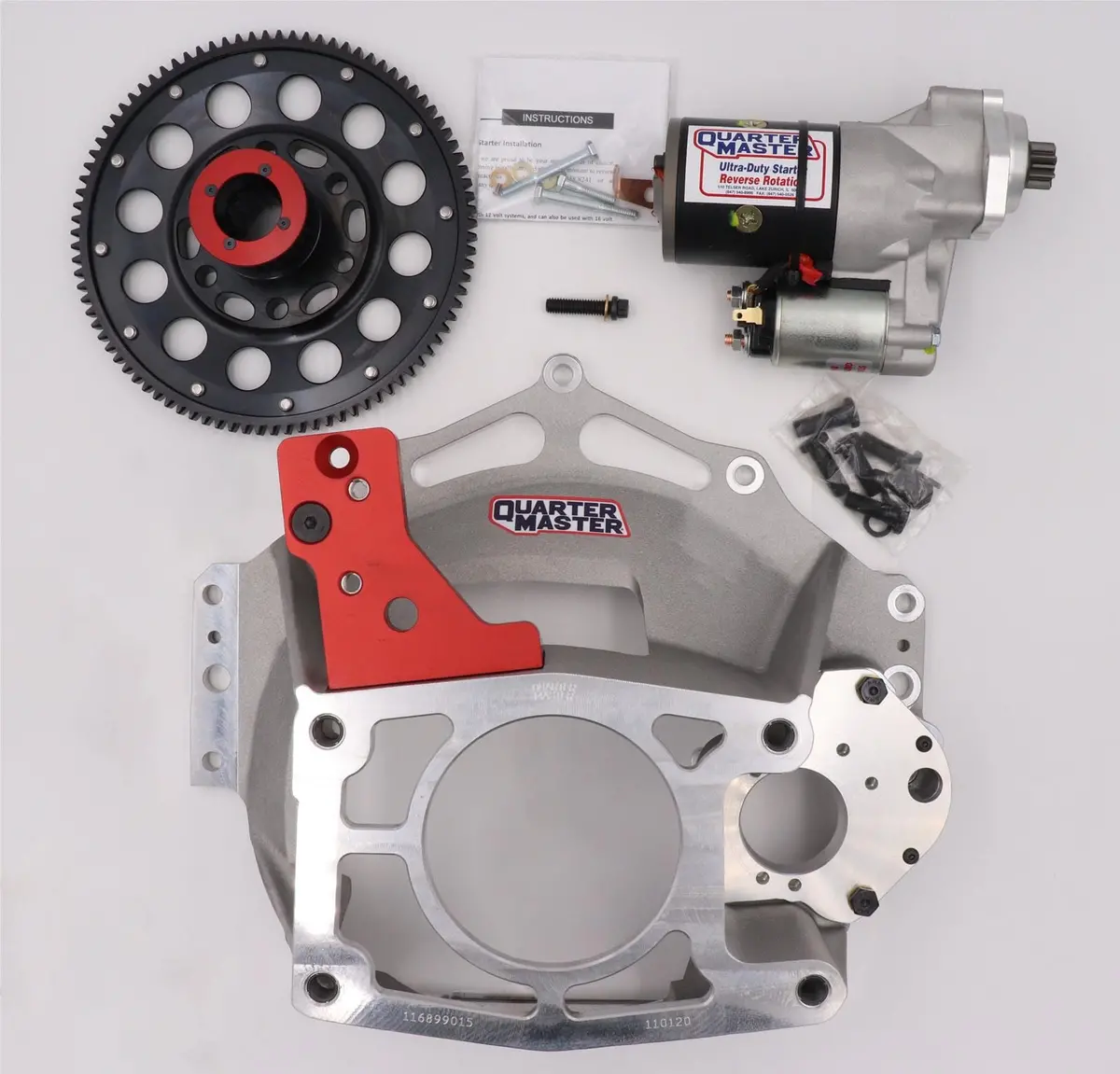 Quarter Master 120509124Tm Clutchless Bellhousing Combo – Sfi-Certified Race Setup 1