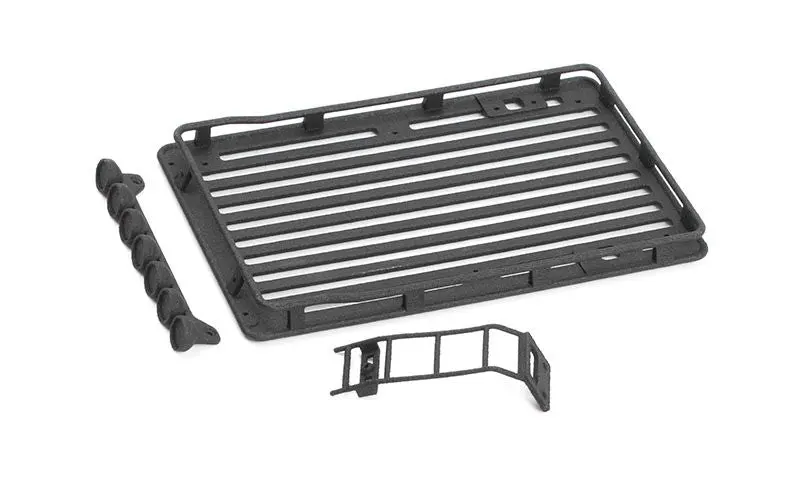 Rc4wd Micro-Series Roof Rack W/Light Set & Ladder Scx24 Jeep Jlu 1