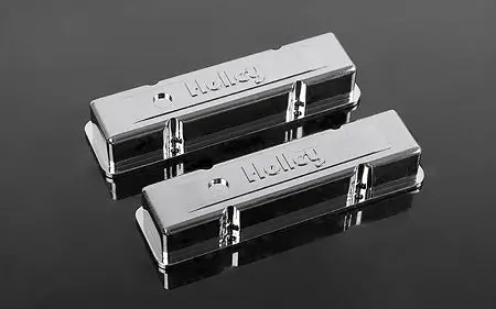 Rc4wd 1/10 Holley Chrome Valve Covers: V8 Engine 1