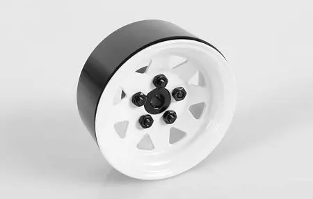 Rc4wd 5 Lug Wagon 1.9" Beadlock Wheels (White) 1