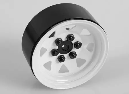 Rc4wd 6 Lug Wagon 1.9" Beadlock Wheels (White) 1