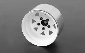 Rc4wd 5 Lug 1.9” Wagon Beadlock Wheels White (4) 1