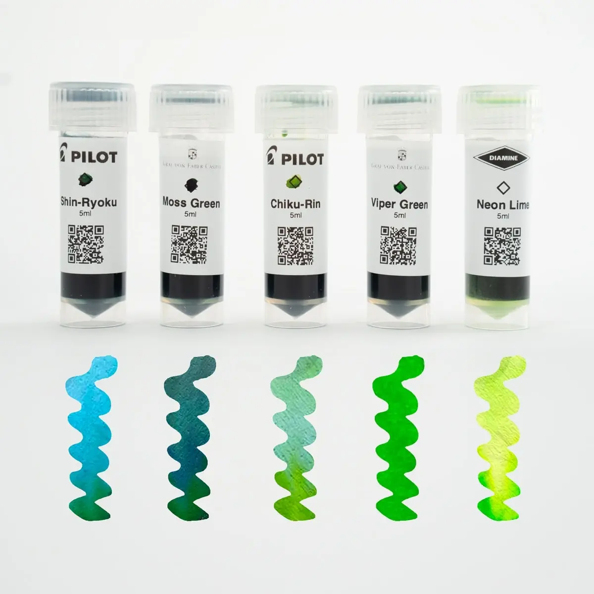 Tintenproben/ Ink Sample Set, Viper Moss, 5X5ml 1