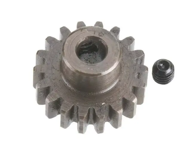 Robinson Racing Extra Hard Steel Pinion: Mod1 (18T) 5Mm Shaft 1