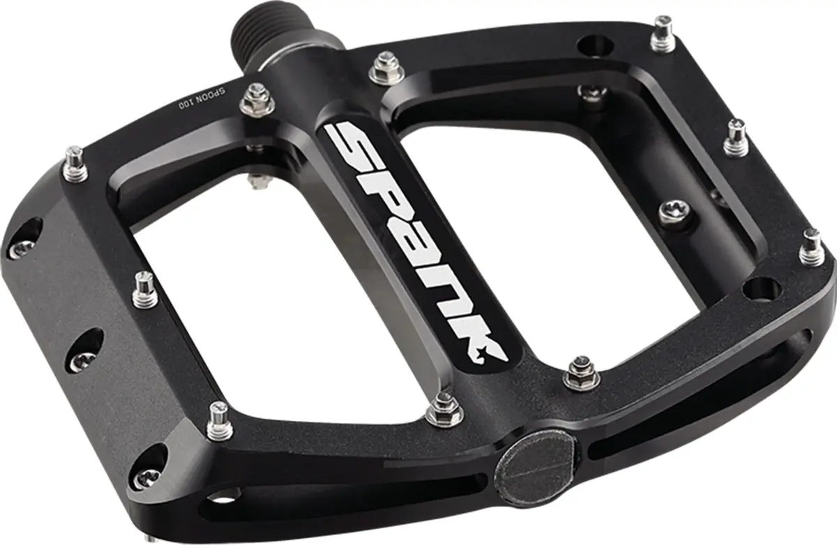 Spank Spoon 110 Alloy Flat Pedals: Black 1