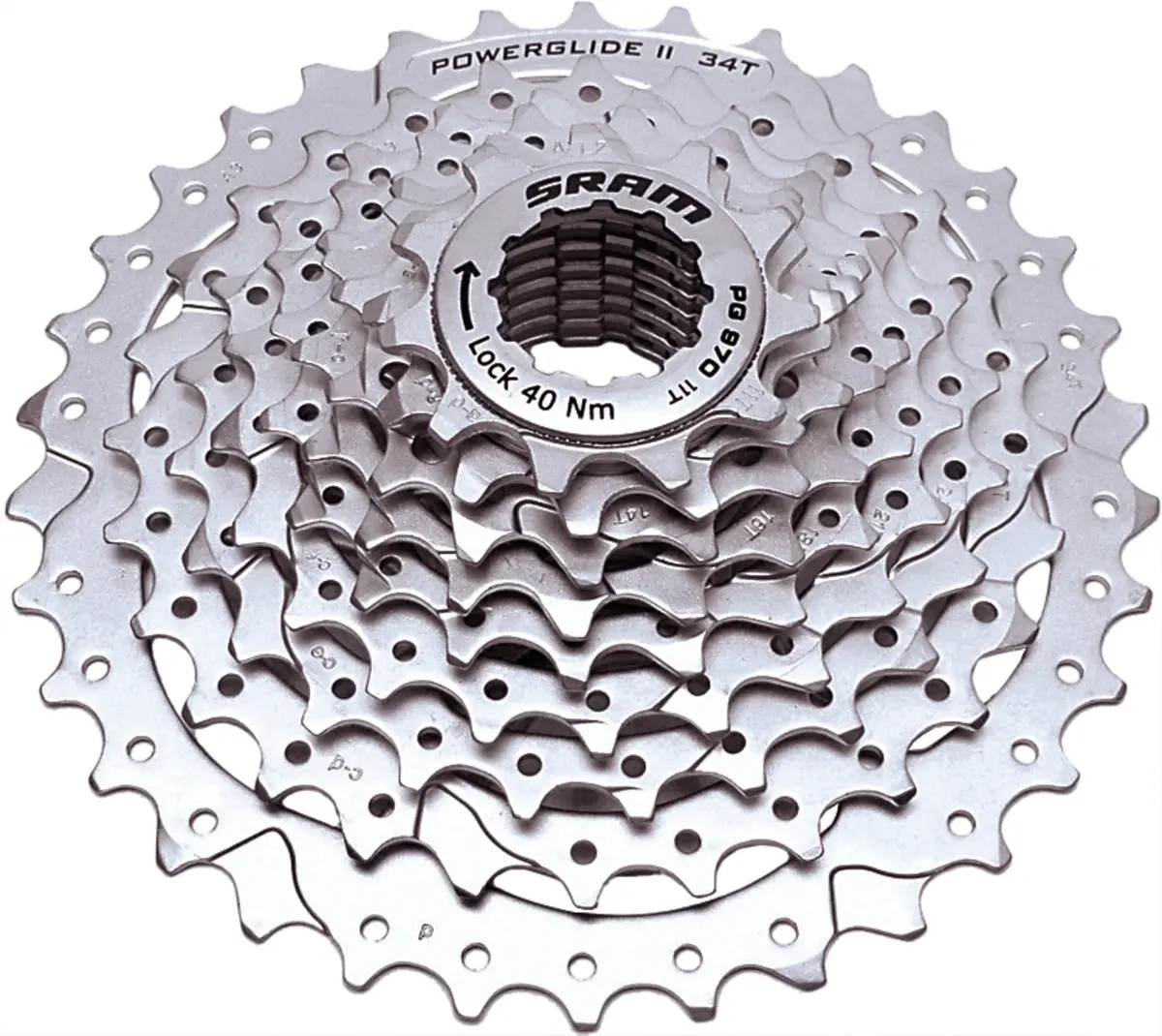 Sram Pg970 Mtb Cassette 11-34T (9Spd) 1