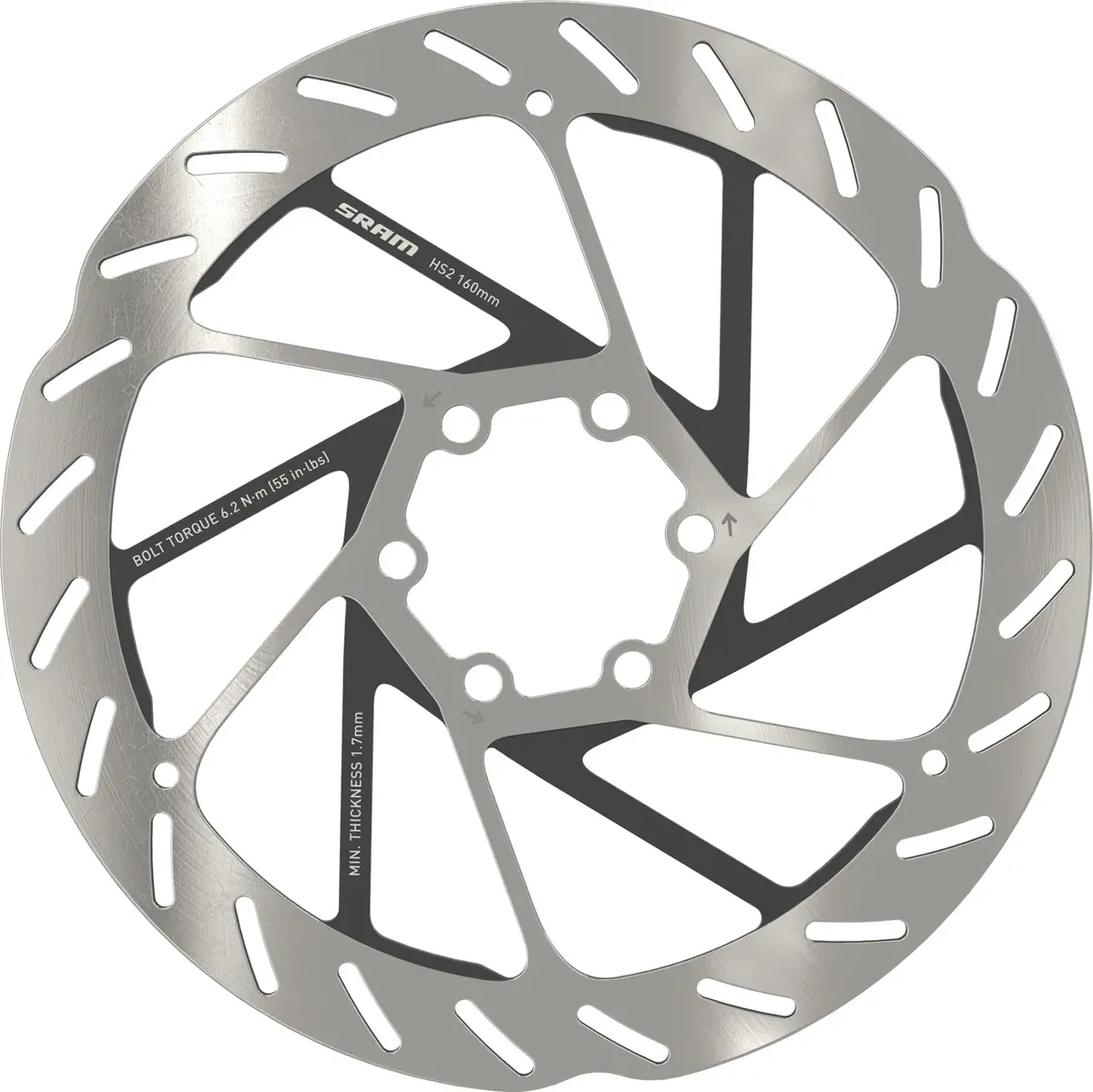 Sram Hs2 Rounded Rotor - 6-Bolt 1