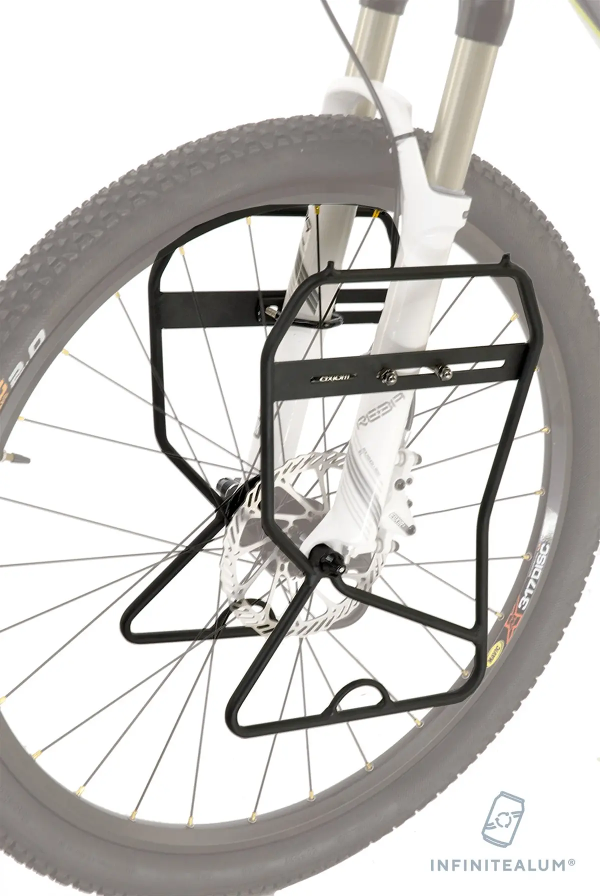 Axiom Journey Suspension/Disc Lowrider Rack - Black 1