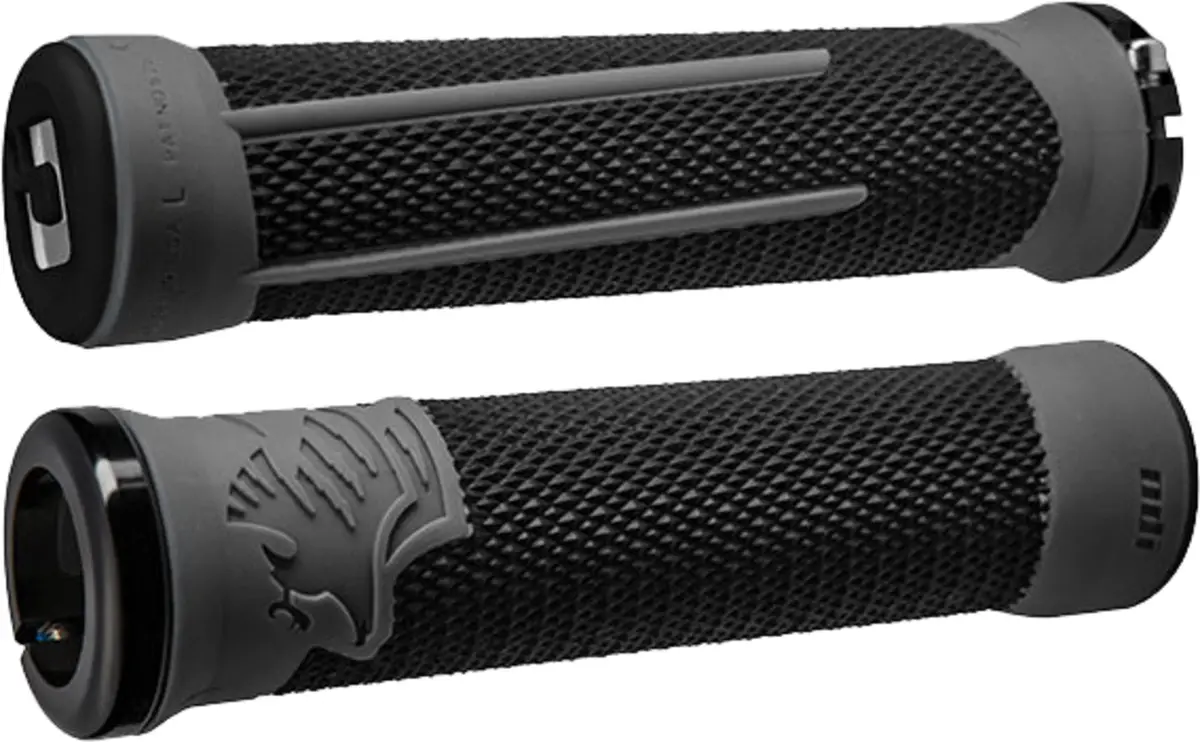 Odi Ag2 V2.1 Lock-On Grips – Black/Grey 1