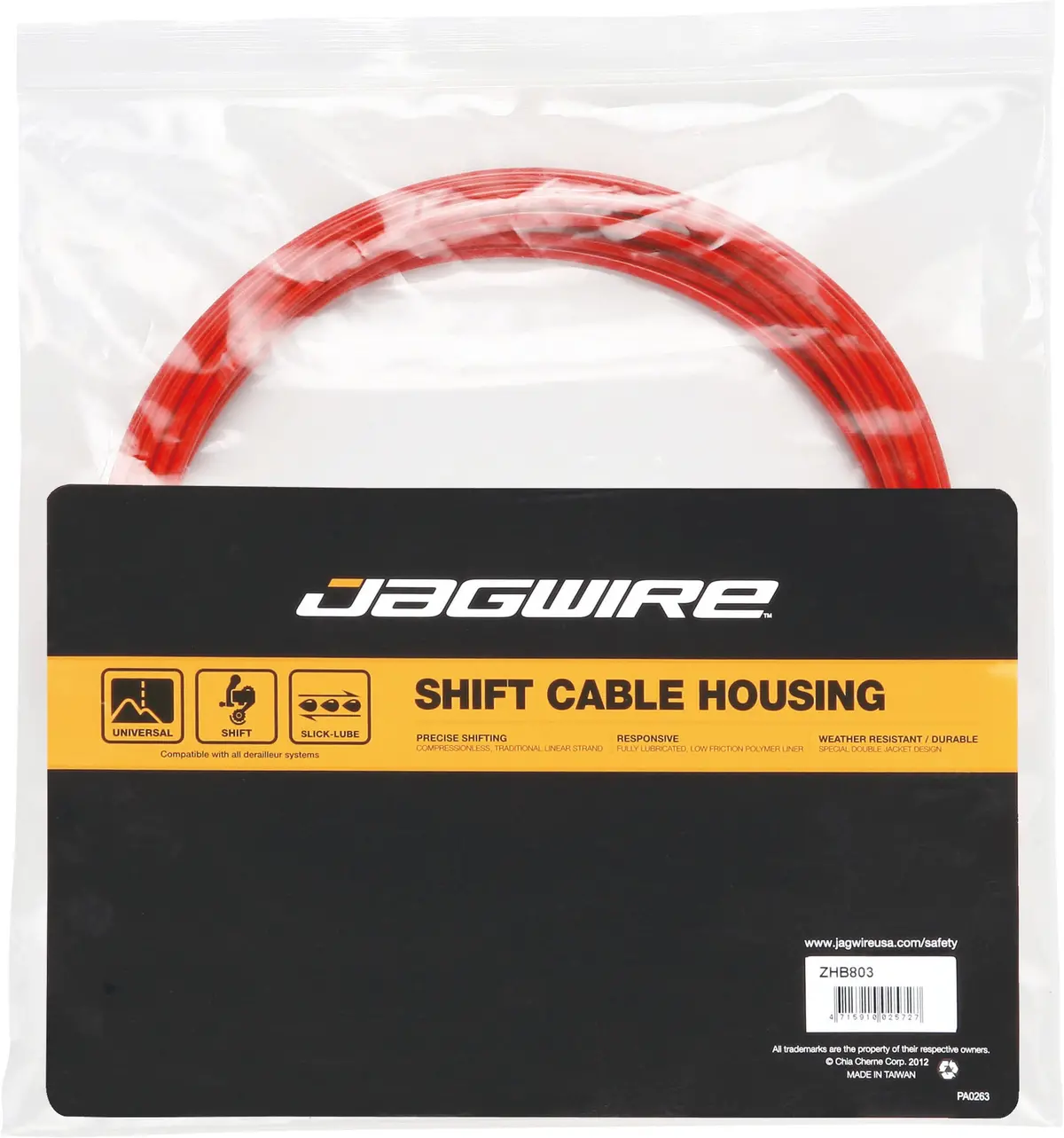 Jagwire Shift Cable Housing (Red) 1