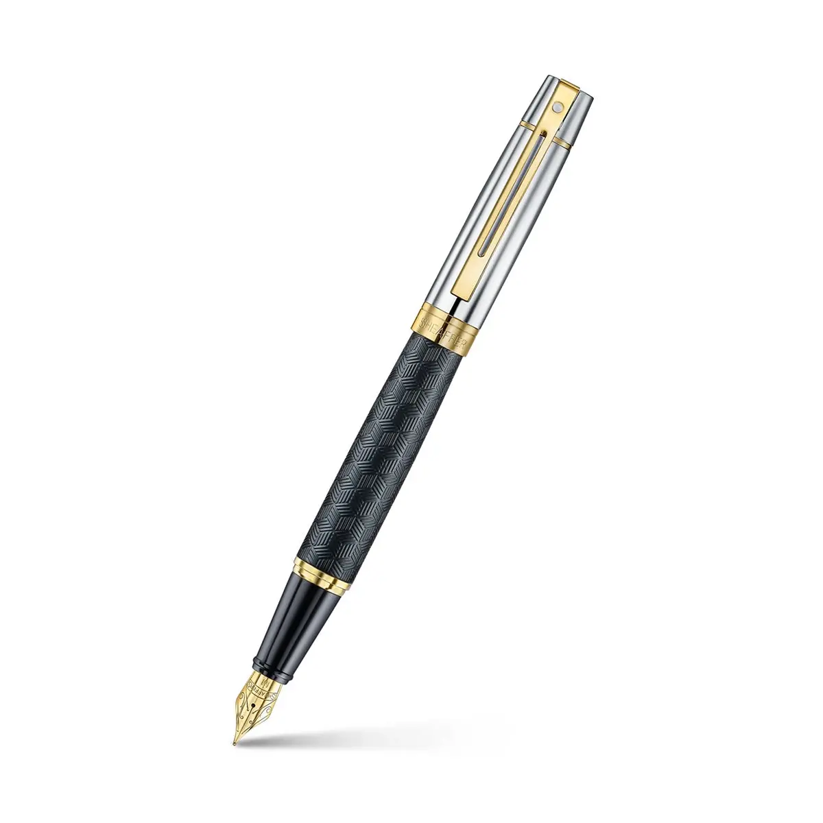 Sheaffer Füller 300 Gold, Stahfeder, Schwarz 1