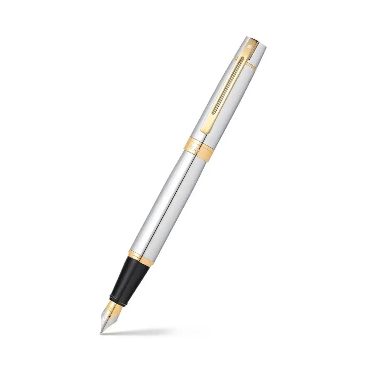 Sheaffer Füller 300 Gold, Stahfeder, Silber 1