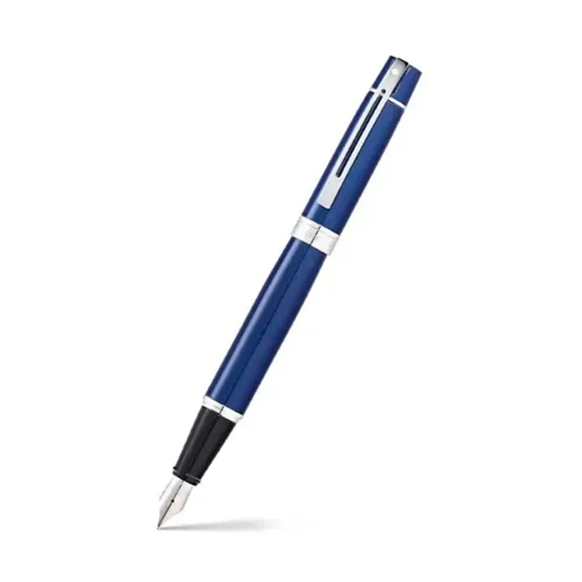 Sheaffer Füller 300 Silber, Stahfeder, Dunkelblau 1