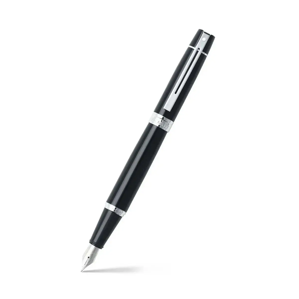 Sheaffer Füller 300 Silber, Stahfeder, Schwarz 1