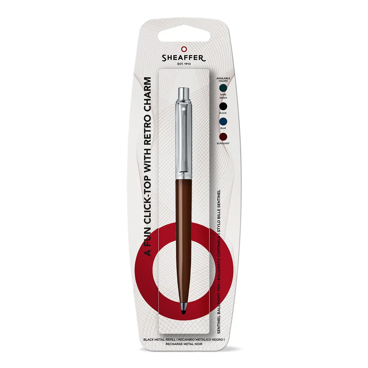 Sheaffer Kugelschreiber Sentinel Chrome, Coffee 1