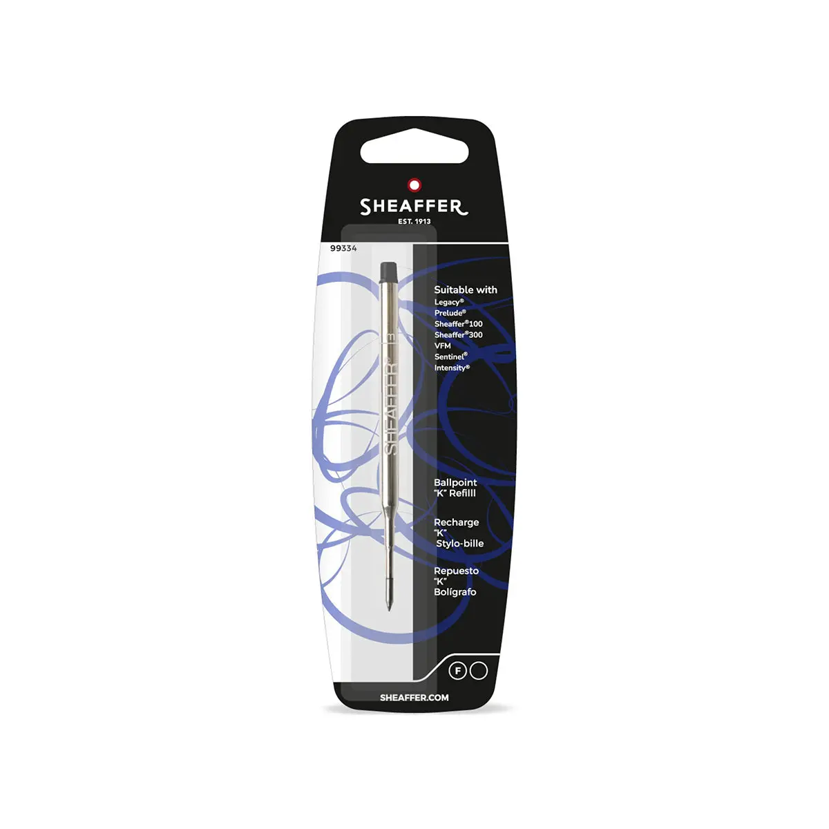 Sheaffer Kugelschreibermine Fein, Black 1