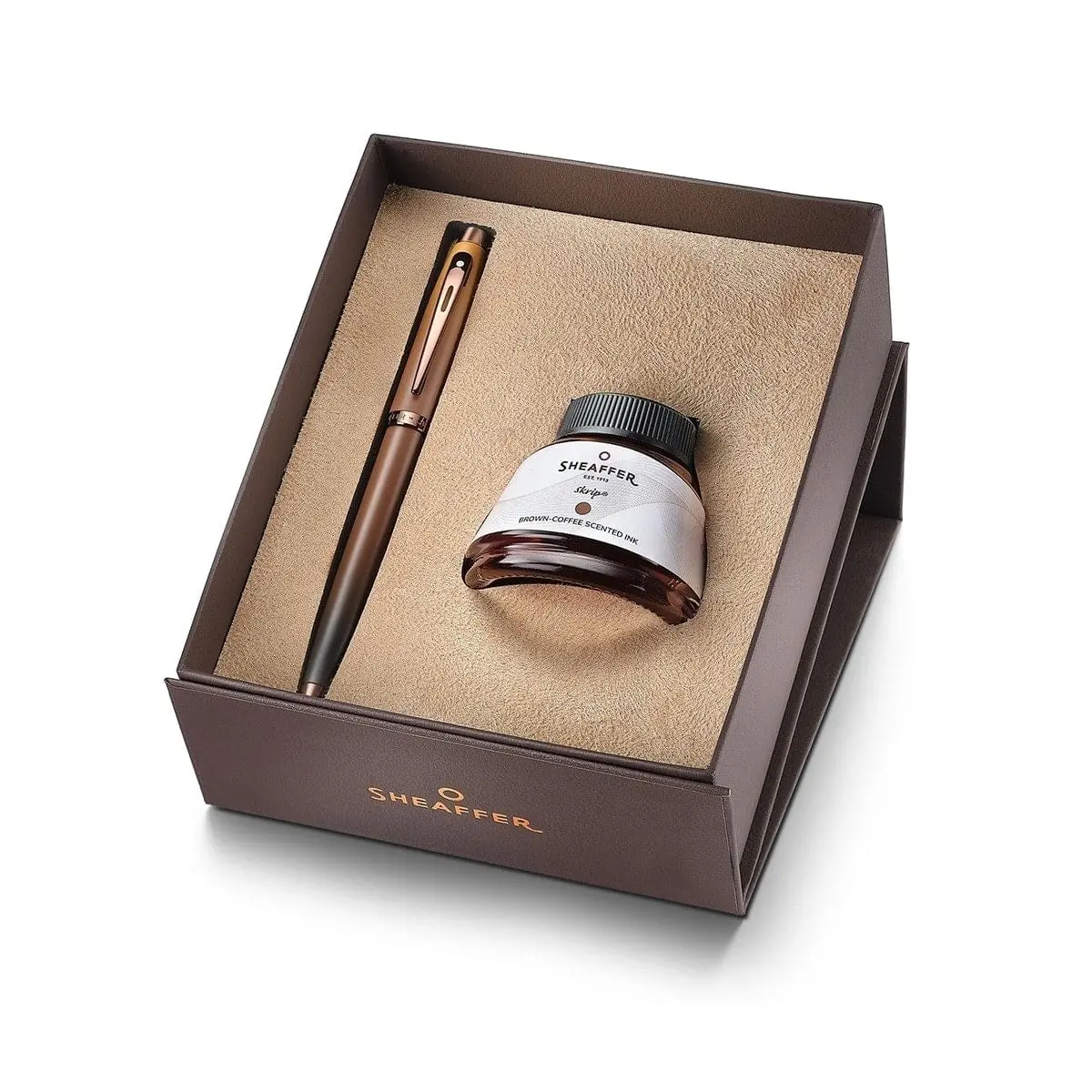 Sheaffer Set 100 Farbig, Braun 1