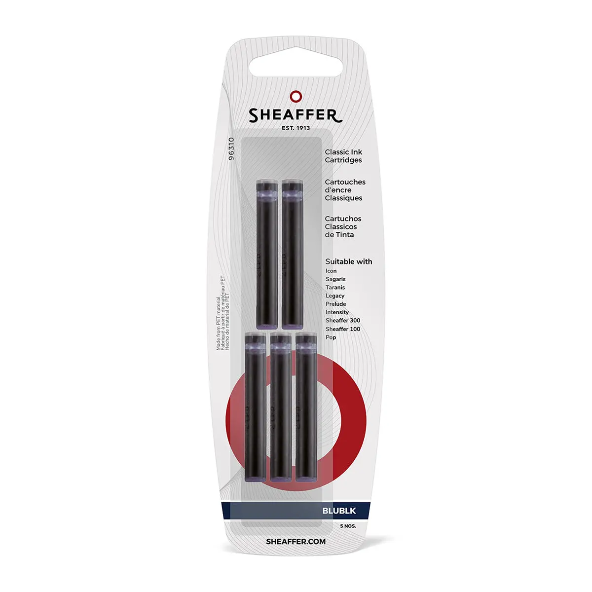 Sheaffer Tintenpatrone 5 Stk., Blue-Black 1