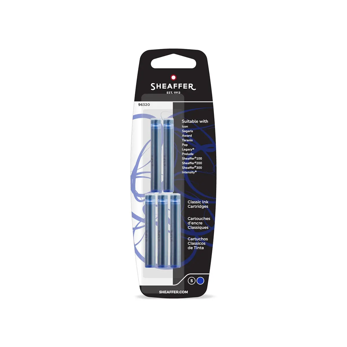 Sheaffer Tintenpatrone 5 Stk., Blue 1