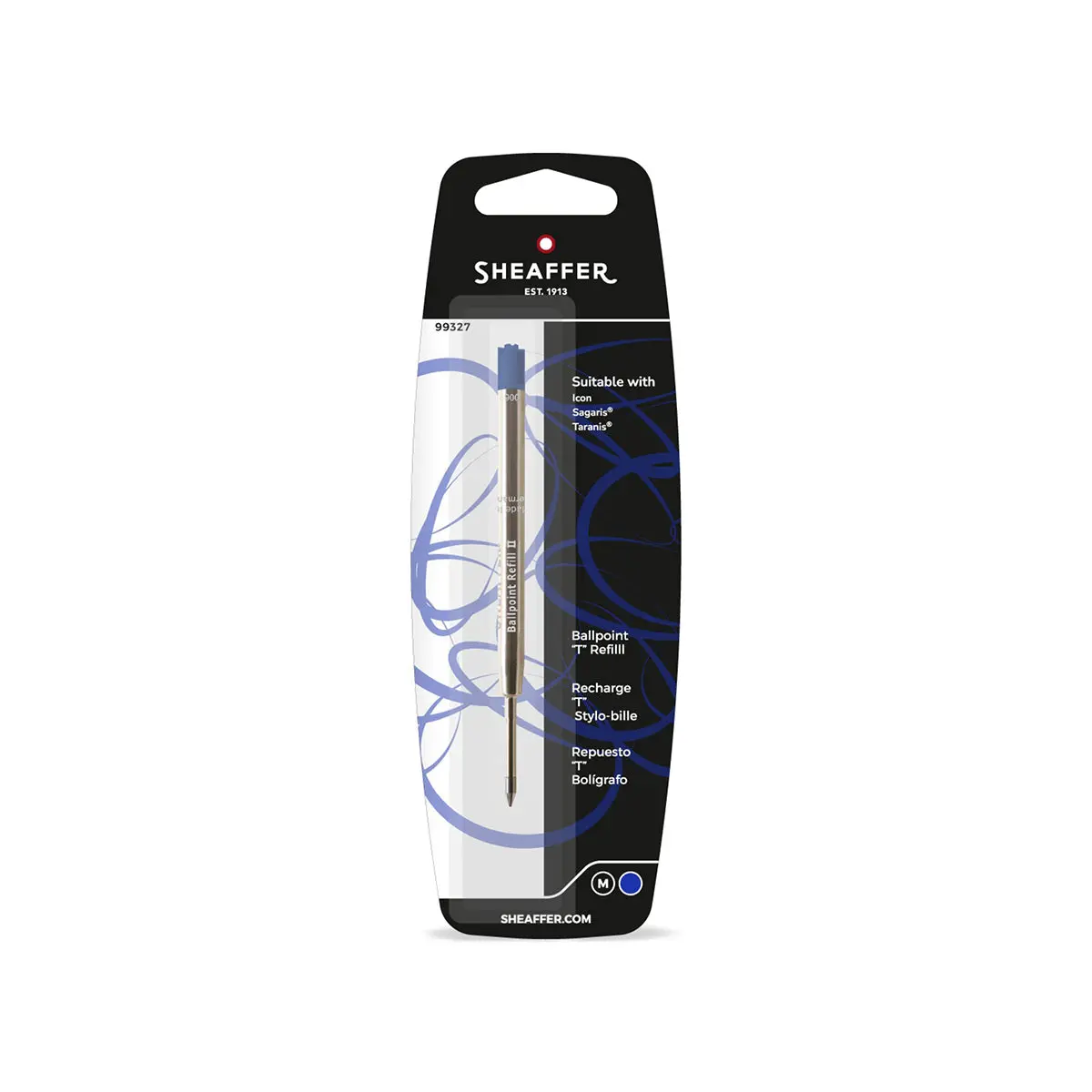Sheaffer Tintenrollermine Mittel, Blue 1