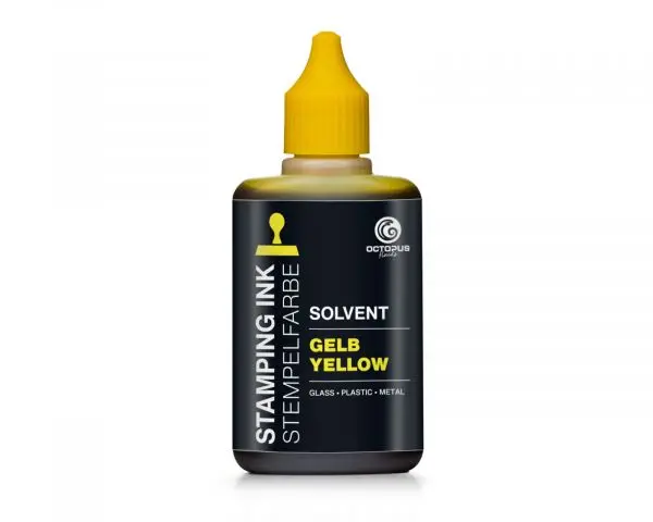 Octopus Fluids Gmbh & Co. Kg Stempelfarbe Lenizett Solvent Für Glatte Untergründe Gelb Lasierend 1