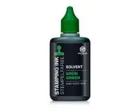 Lenizett Solvent Stempelfarbe Glatte Untergründe, Grün Lasierend, 50 Ml 1