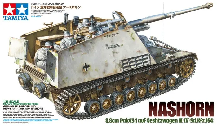 Tamiya 1/35 Nashorn Heavy Tank Destroyer Model Kit 1