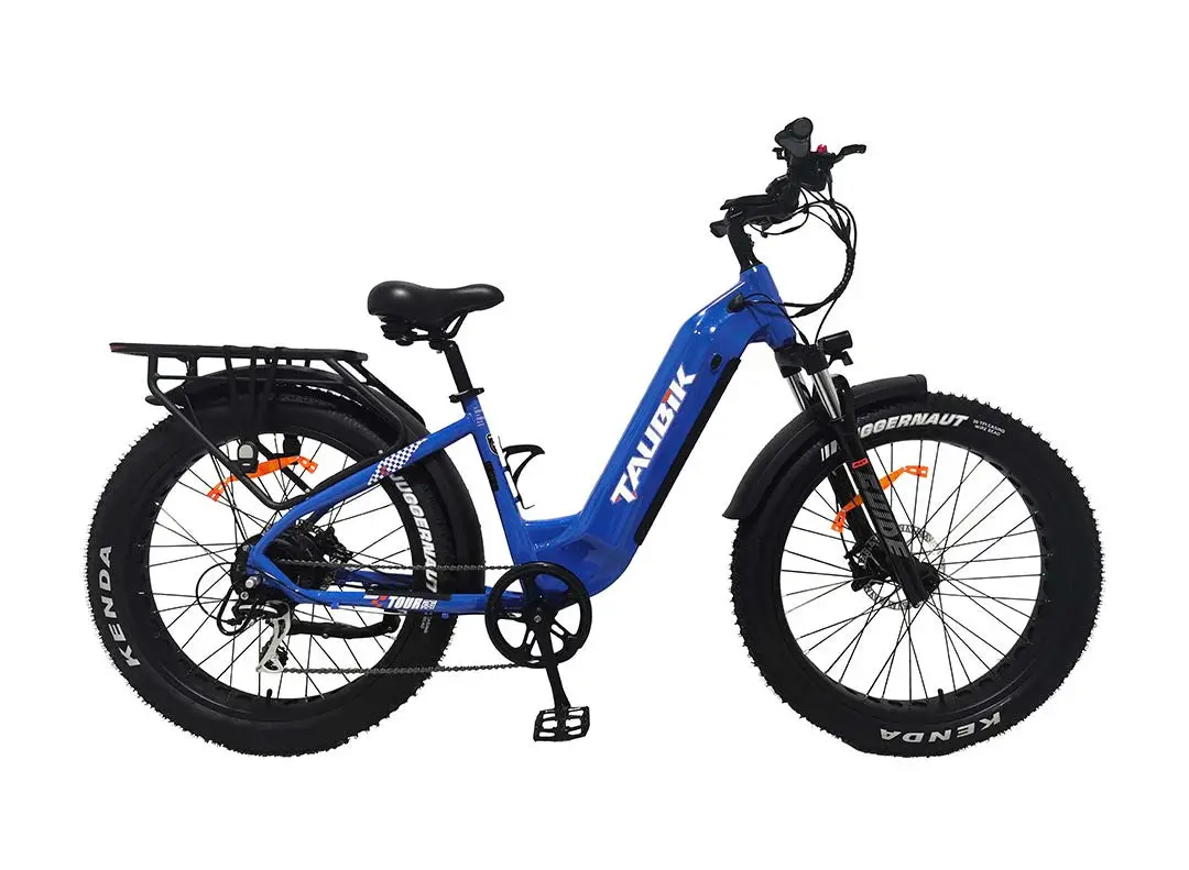 Taubik Tour Step-Through Electric Fat Bike 26" (Rich Blue) 1