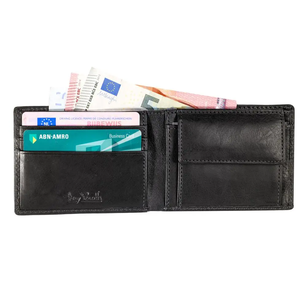 Tony Perotti, Portemonnaie Vegetale, Brieftasche, Klein Börse, Schwarz 1