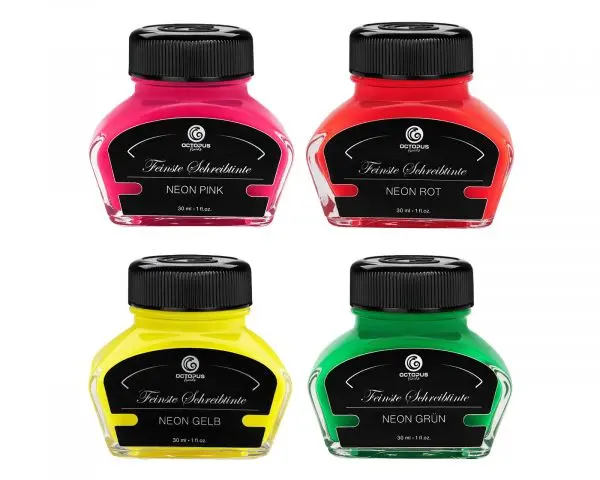 Octopus Textmarkertinte Für Füller Neonfarben 30 Ml 1