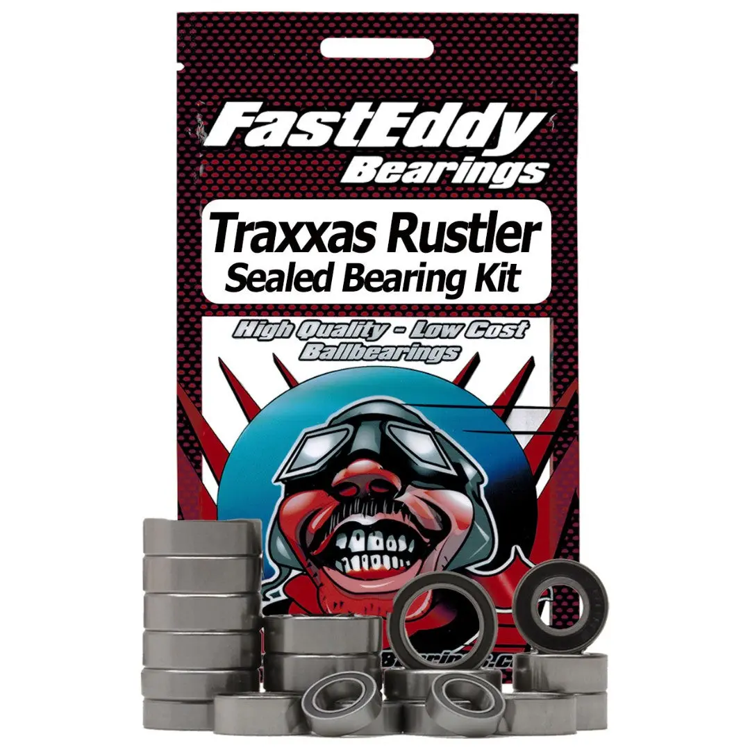 Fast Eddy Rubber Sealed Bearing Kit: Rustler 1