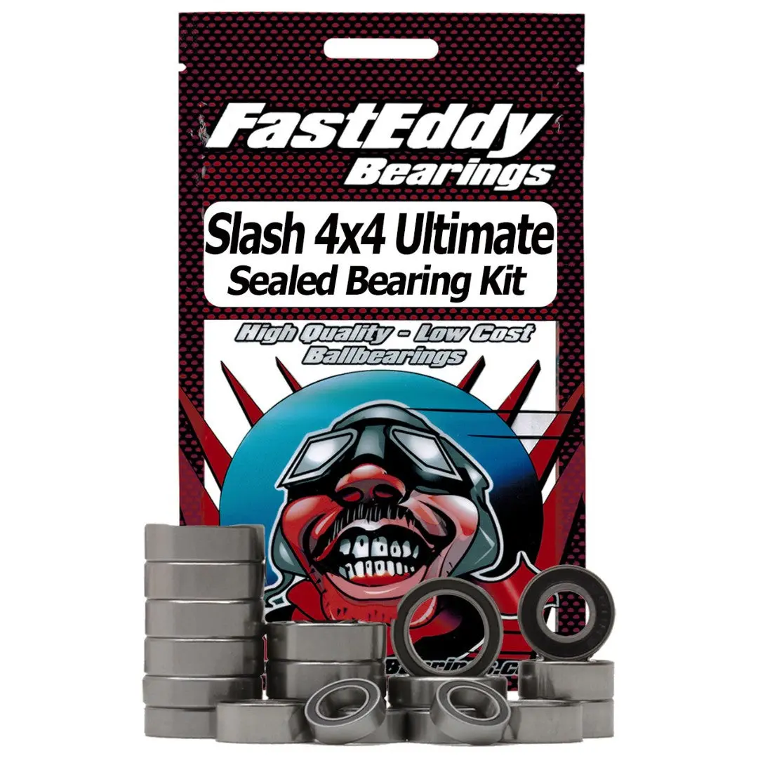 Fast Eddy Rubber Sealed Bearing Kit: Traxxas Slash 4X4 Ultimate Lcg 1