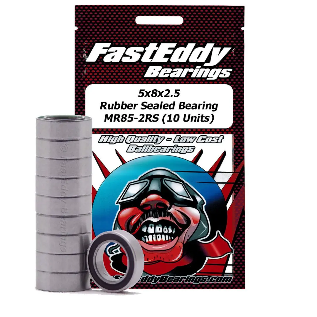 Fast Eddy Rubber Sealed Bearings: 5X8x2.5Mm 1