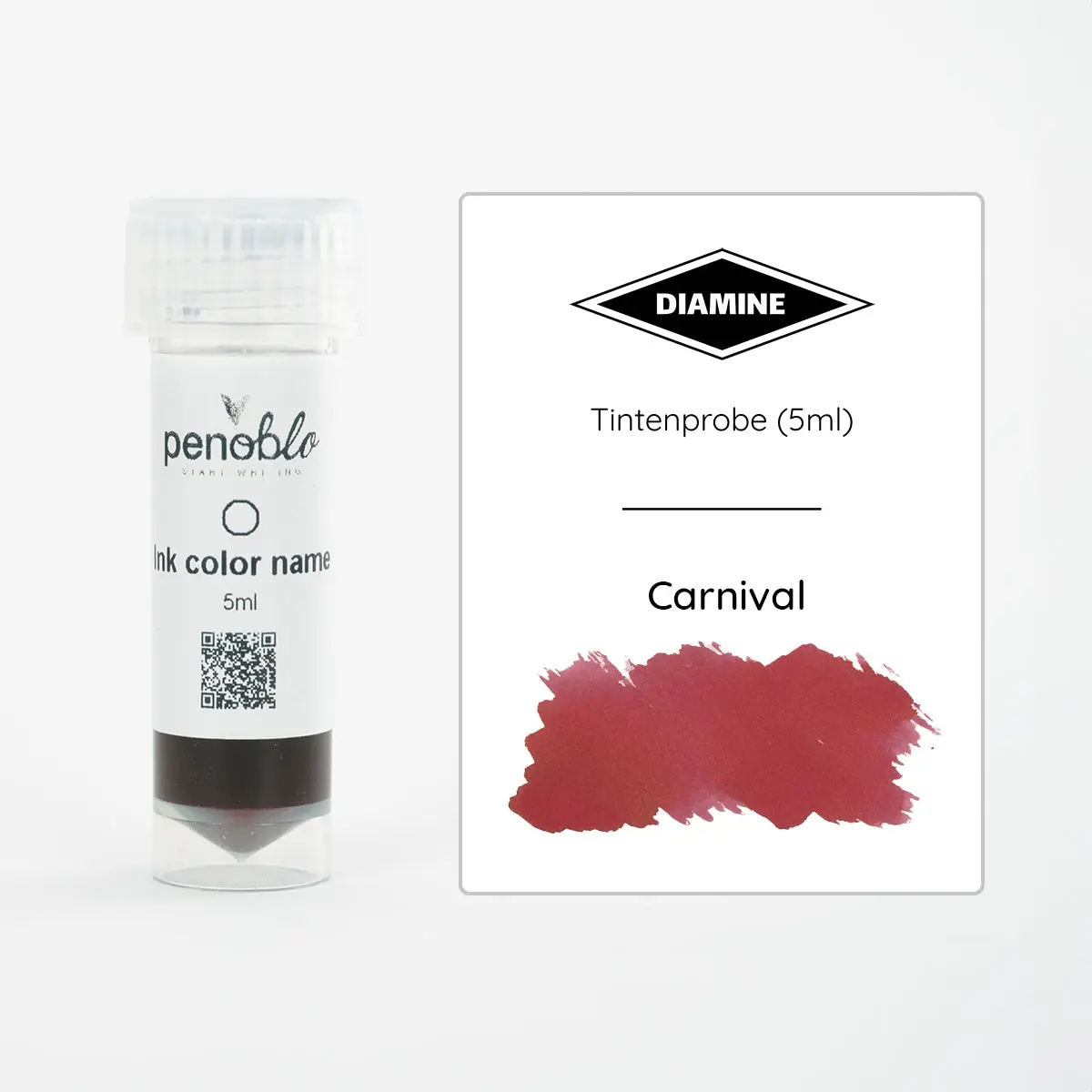 Diamine, Tintenprobe, 150Th Anniversary, Carnival, 5Ml 1