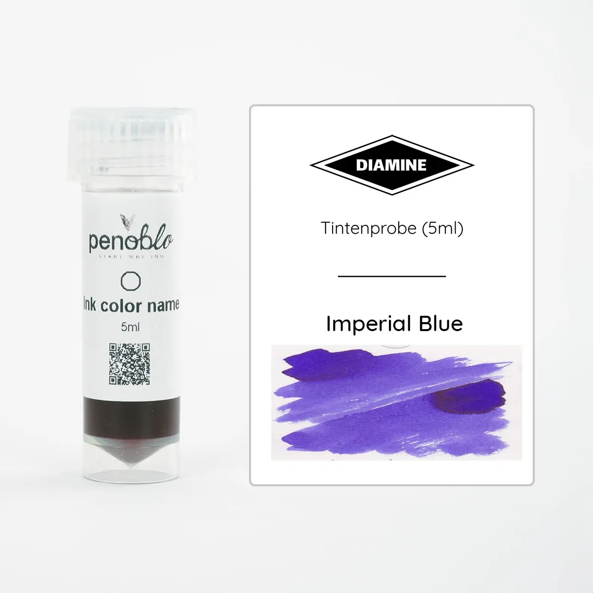 Diamine, Tintenprobe, Regular, Imperial Blue, 5Ml 1