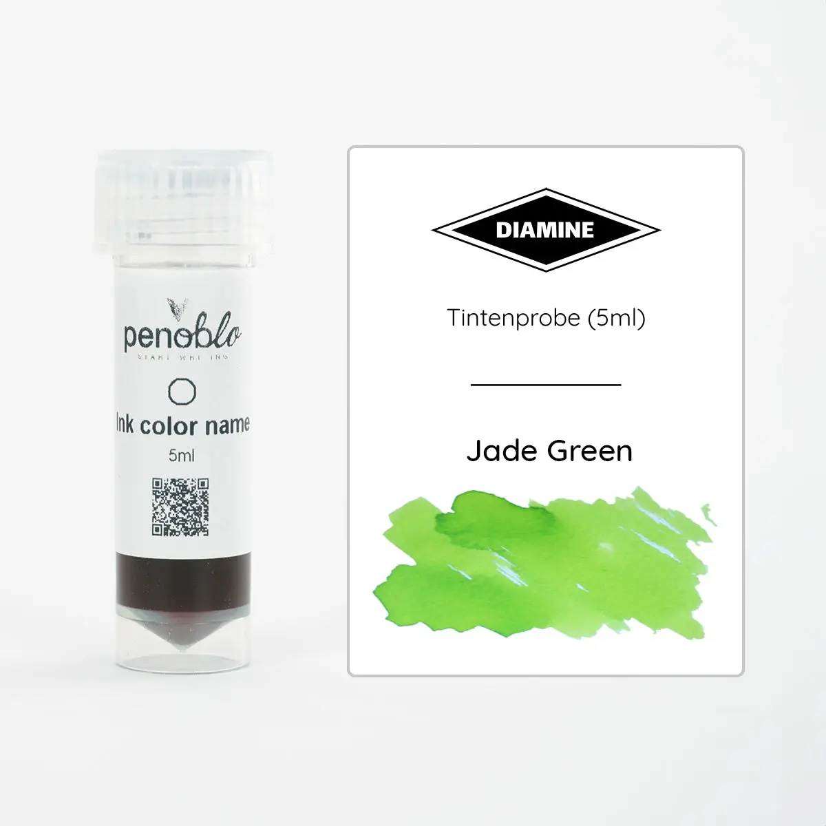 Diamine, Tintenprobe, Regular, Jade Green, 5Ml 1