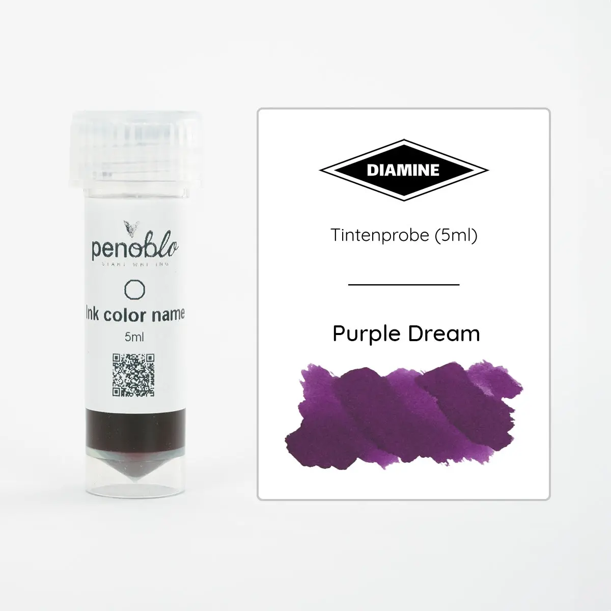 Penoblo Tintenprobe, Diamine 150Th Anniversary, Purple Dream 1
