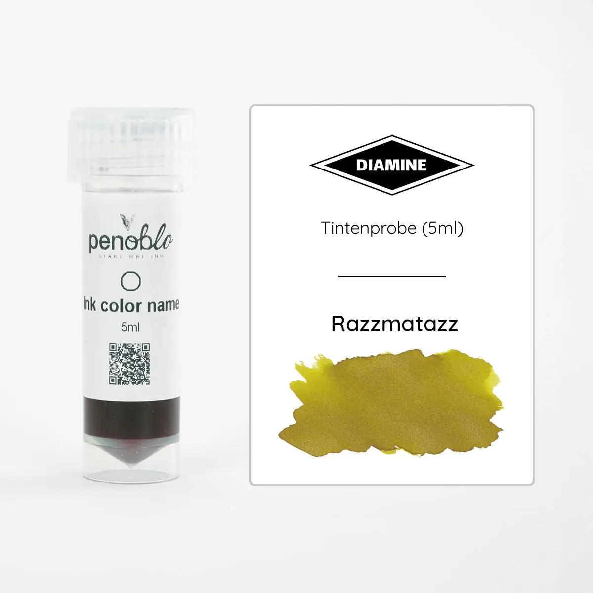 Diamine, Tintenprobe, Shimmering, Razzmatazz, 5Ml 1