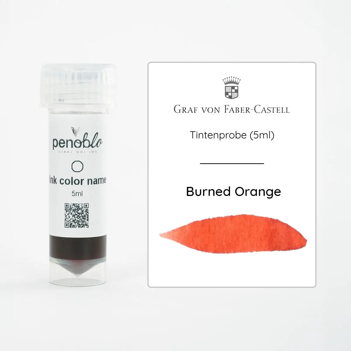 Graf Von Faber-Castell, Tintenprobe, Burned Orange, 5Ml 1