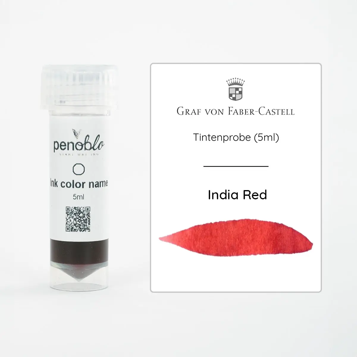 Graf Von Faber-Castell, Tintenprobe, India Red, 5Ml 1
