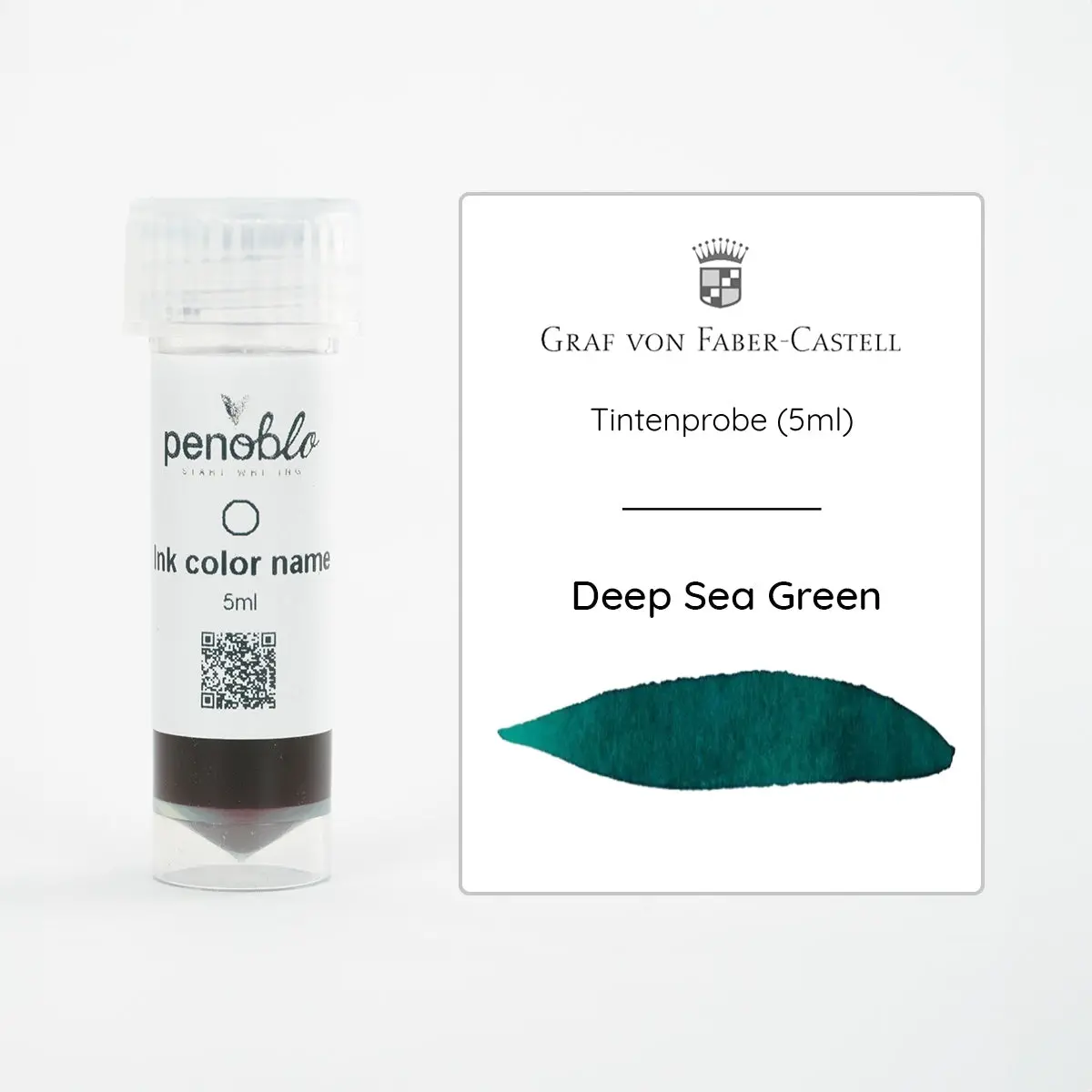 Graf Von Faber-Castell, Tintenprobe, Deep Sea Green, 5Ml 1