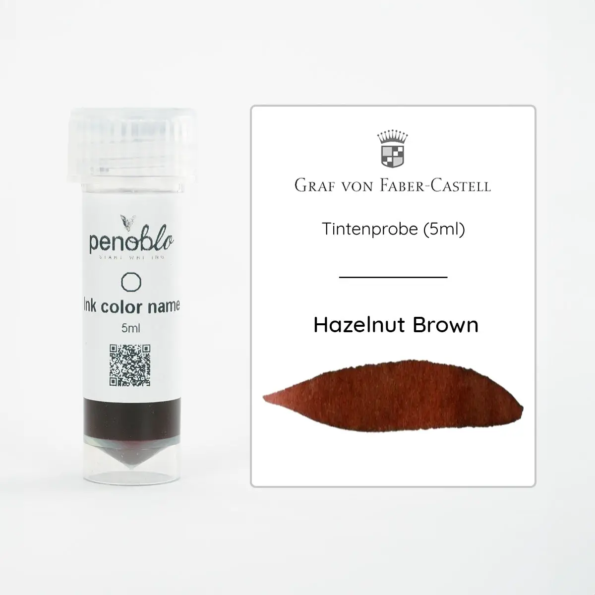 Graf Von Faber-Castell, Tintenprobe, Hazelnut Brown, 5Ml 1