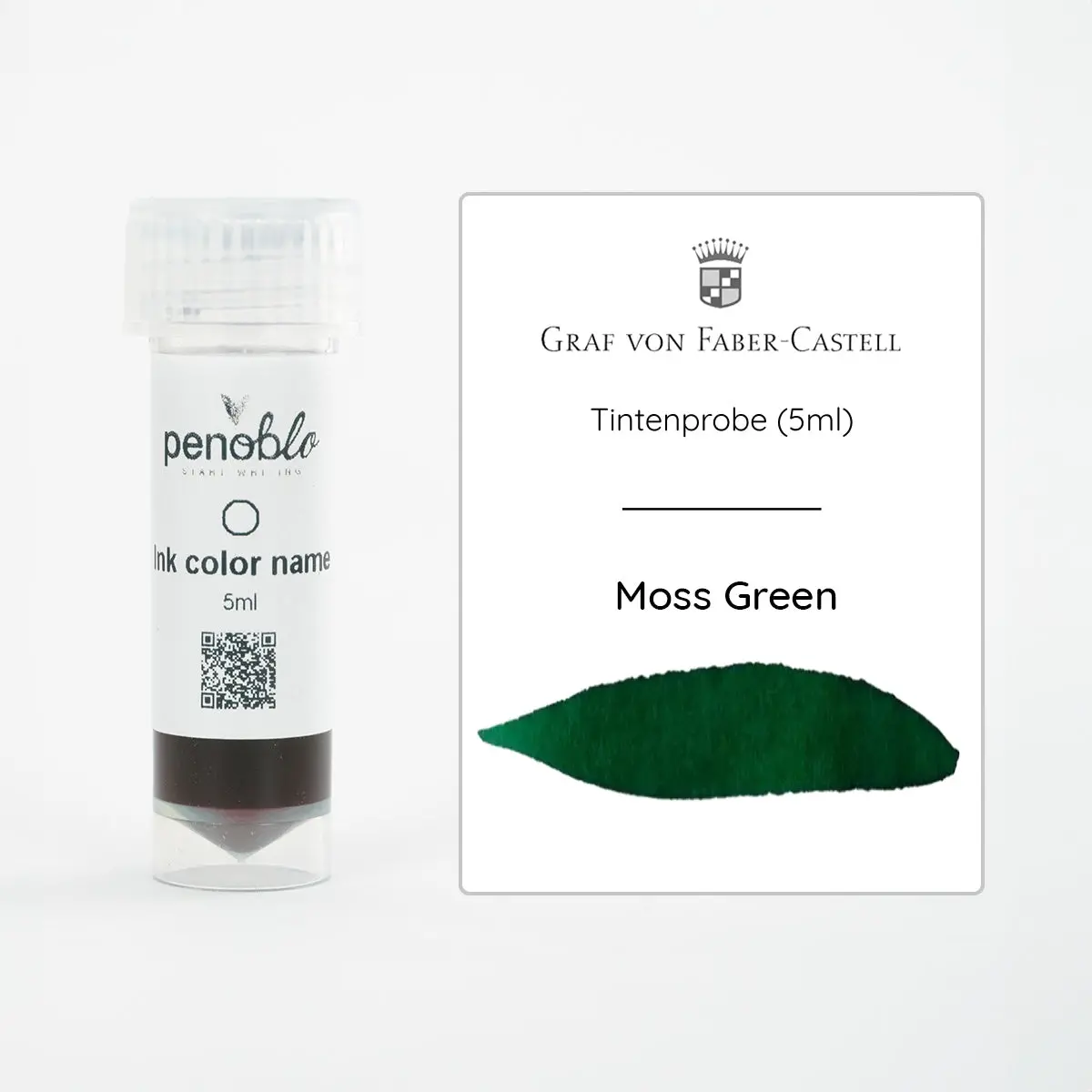 Graf Von Faber-Castell, Tintenprobe, Moss Green, 5Ml 1