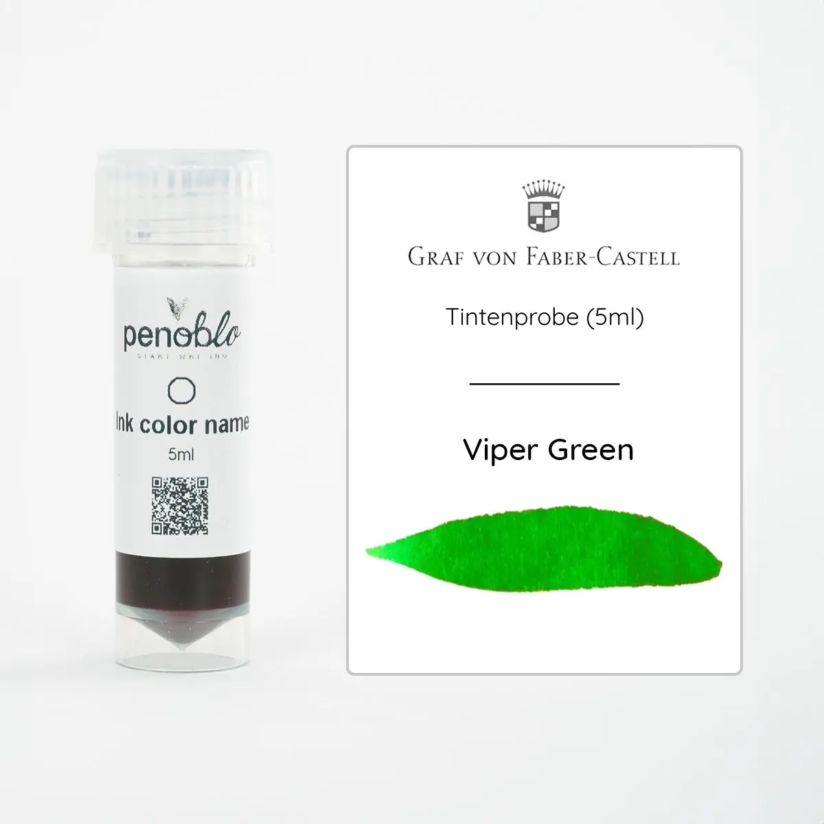 Graf Von Faber-Castell, Tintenprobe, Viper Green, 5Ml 1