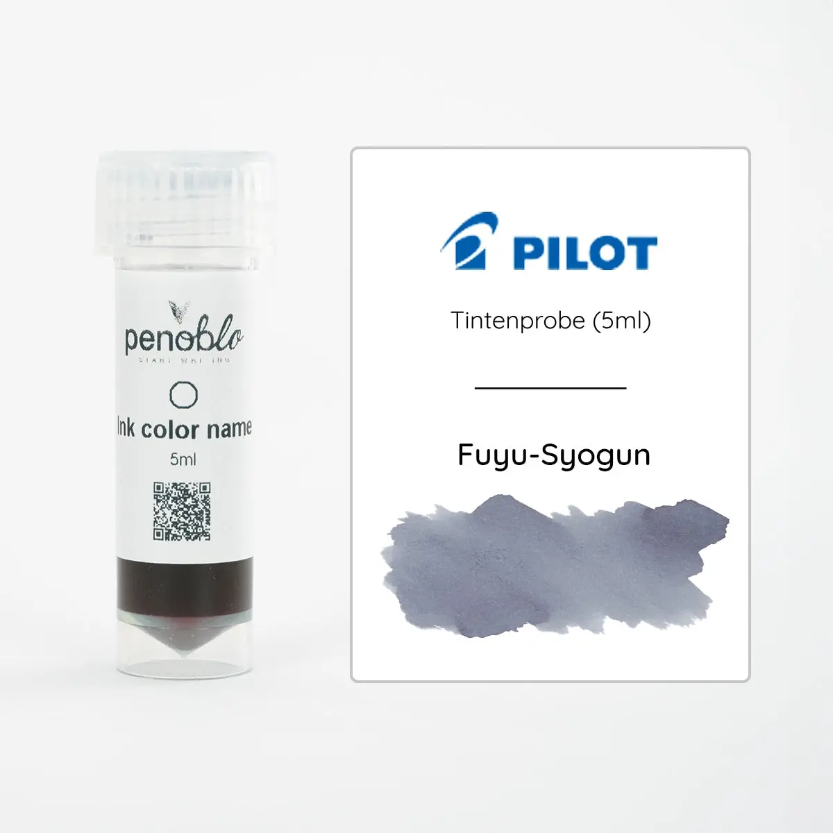 Pilot, Tintenprobe, Iroshizuku, Old Man Winter, Fuyu-Syogun, 5Ml 1