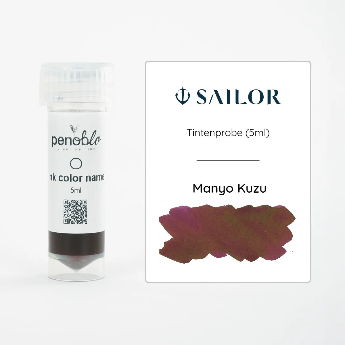 Sailor, Tintenprobe, Manyo Kuzu, 5Ml 1