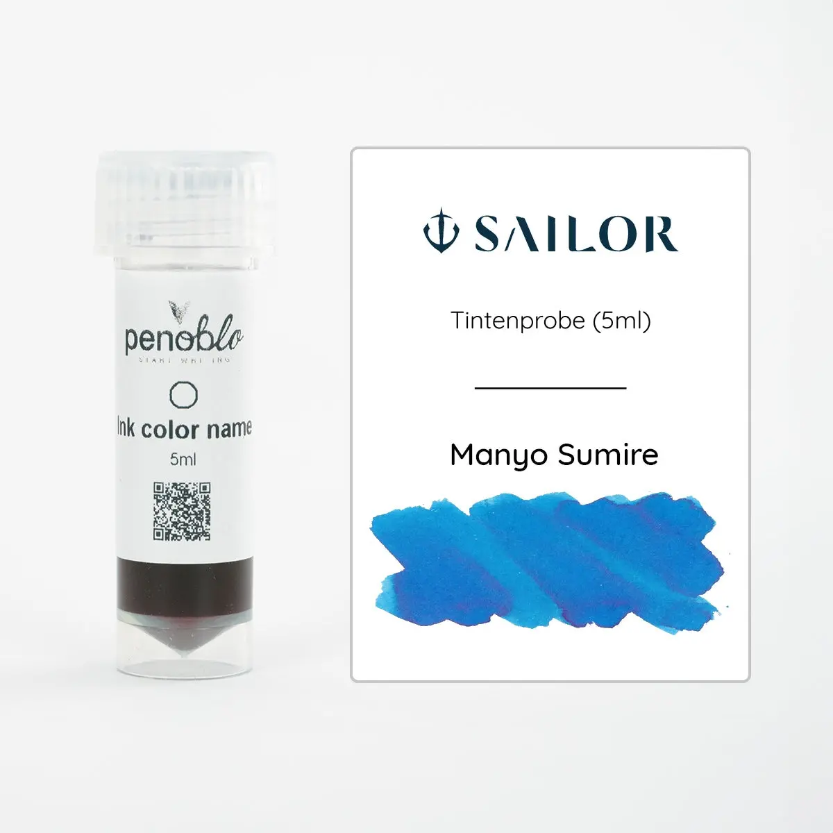 Sailor, Tintenprobe, Manyo Sumire, 5Ml 1