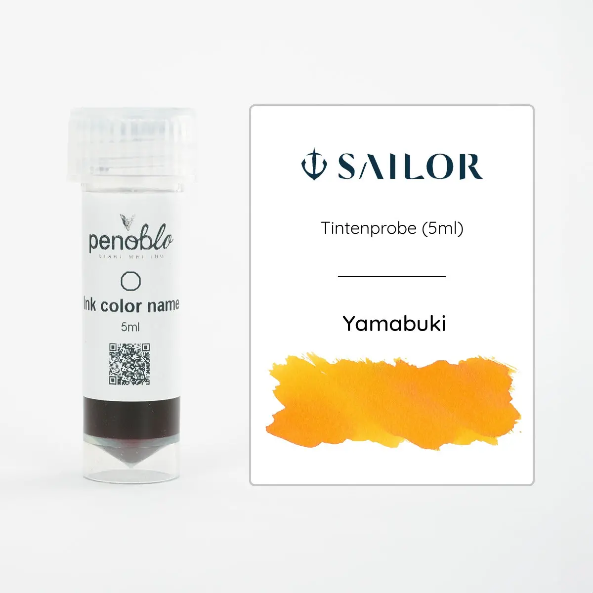 Sailor, Tintenprobe, Manyo Yamabuki, 5Ml 1