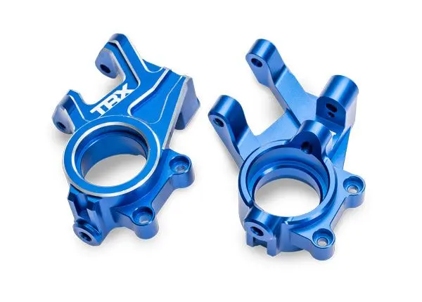 Traxxas Aluminum Steering Blocks 6061-T6: Funco (Blue) 1